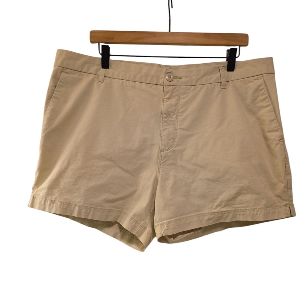 Patagonia, Cotton Shorts, Worn Wear, Cream Color, Stretch, Women's Sz 18, L- 17
